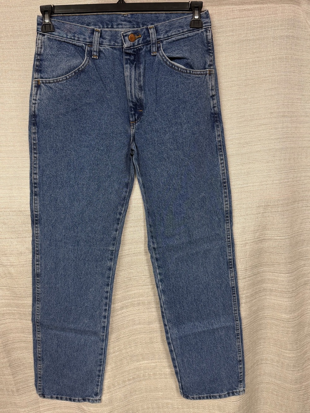 Rustler Men's Medium Blue Slim Straight Jeans